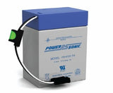 Power Wheels Battery - 6 Volt S / TS Connector (Premium), featuring a rectangular battery with an attached wire, designed for older Power Wheels models before 1988. Compatible with S and TS connectors.