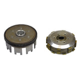 Close-up of the Clutch Assembly with 7 Plates for 250cc ATVs & Dirt Bikes, highlighting detailed metal gears and discs, ideal for upgrading Coolster or TaoTao ATVs.