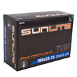 700x23-25 Bicycle Inner Tube with 48mm Presta Valve from Sunlite in a black box with blue and white text, ideal for replacing old bike tubes and ensuring smooth rides.