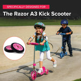 125 mm Razor A3 Kick Scooter Wheels with Bearings (Set of 2)