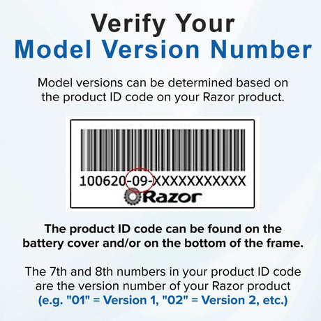 24 Volt ZK2430-D2-FS-ROHS (ZK2430-D-LD) Controller for The Razor MX350 Dirt Rocket Bike (Versions 37-40)