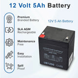 12 Volt 5 Ah Battery Pack for the Razor PowerRider 360