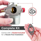Carburetor 640025A for Tecumseh OHH55, OHH60, and OHH65 Engines
