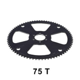 6.5 HP Mini Bike Engine & Drivetrain Kit with #35 Chain features a black gear and sprocket essential for mini bike builders, highlighting the robust components ideal for custom projects.