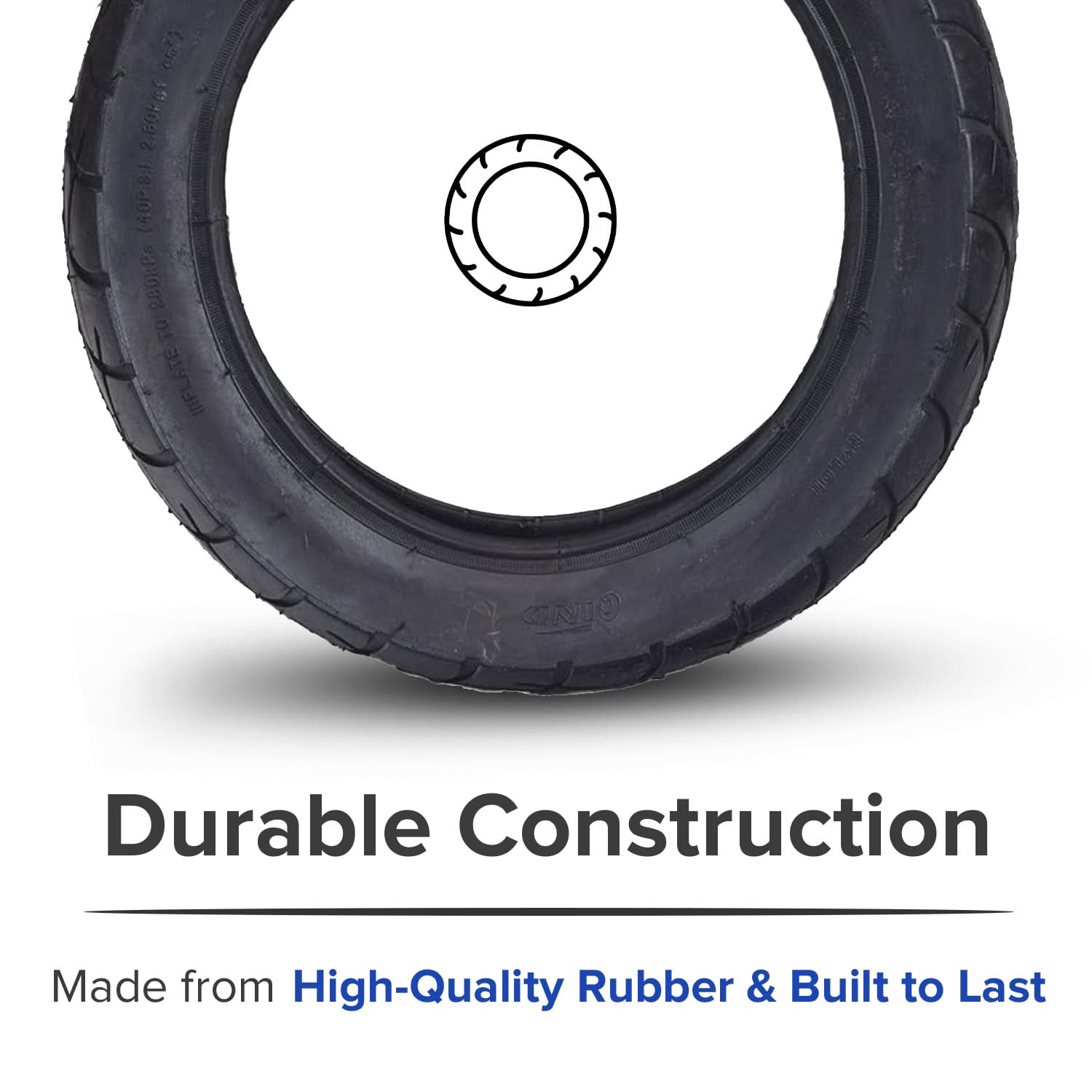 12-1/2"x2-1/4" Wide Tread Tire for the Razor Sport Mod Scooter