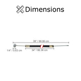 34'' Front Brake Cable for the Razor MX500, MX650, SX500, & Pocket Mod Bellezza