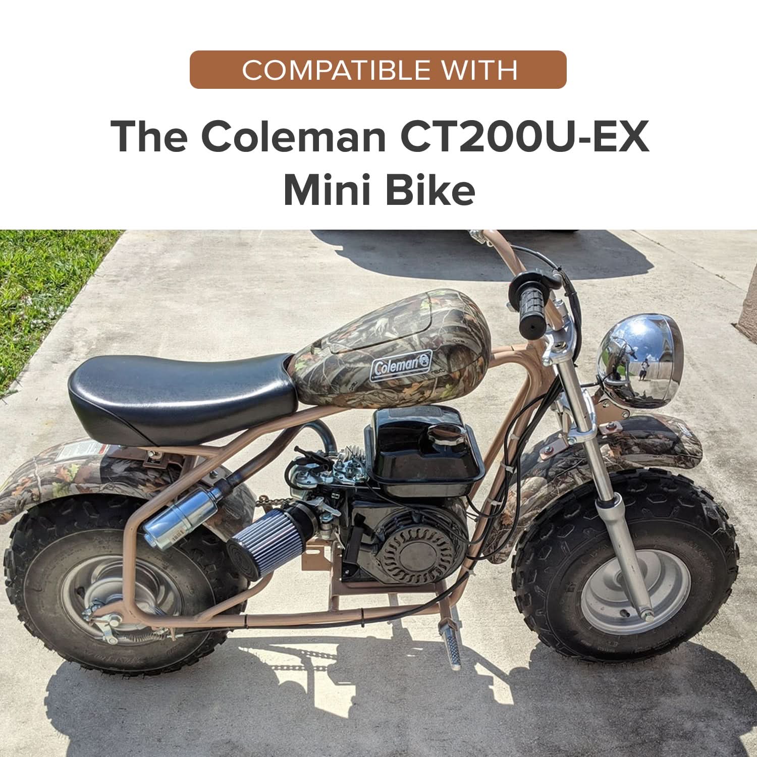 Headlight & Fender Bracket for the Coleman CT200U-EX Mini Bike