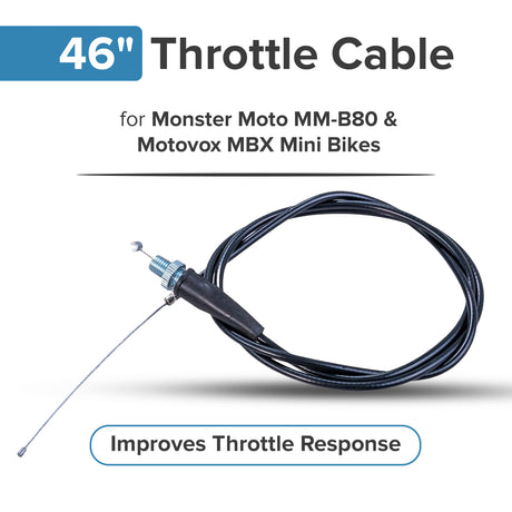 46" Throttle Cable for Mini Bikes