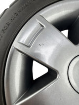 10.4x3.6 Foam Filled Front Wheel Assembly with Black Tire for the 4-Wheel Pride Celebrity X (SC4401) & Mega Motion Endeavor X (MM4401DX) (Blemished)