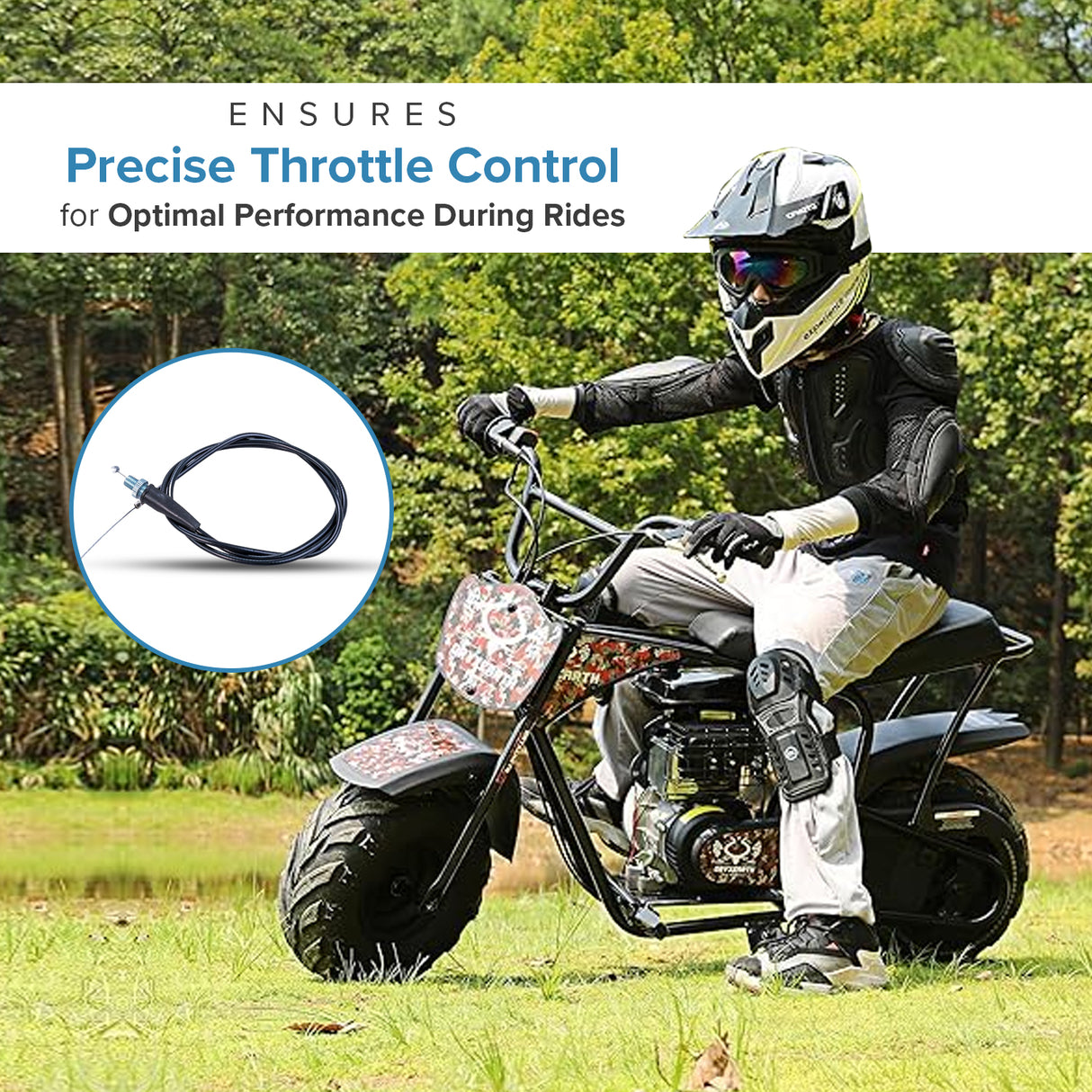 46" Throttle Cable for Mini Bikes