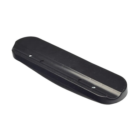 9x2-1/8 Black Upholstered Armrest Pad for Wheelchairs features a black object with holes, designed to replace armrests on mobility scooters and power chairs.
