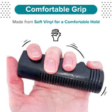 M100 Black Vinyl Handle Grip Set for Wheelchairs (Set of 2)