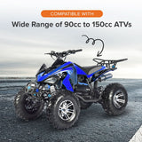 Black & Gray Vinyl Seat for 90cc - 150cc ATVs