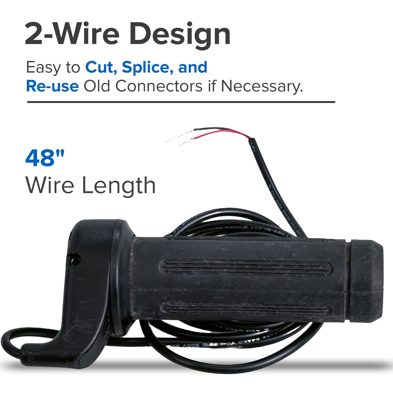 24 Volt 2-Wire Hand Throttle