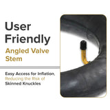 10x2/2.125 Dirt Bike & Scooter Inner Tube with Angled Valve Stem