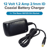 12 Volt 1.2 Amp 2.1mm ID Coaxial Battery Charger