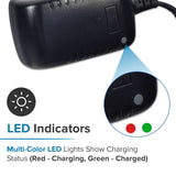 2 Volt 1.2 Amp 2.1mm ID Coaxial Battery Charger for the Razor SX125 McGrath Dirt Bike