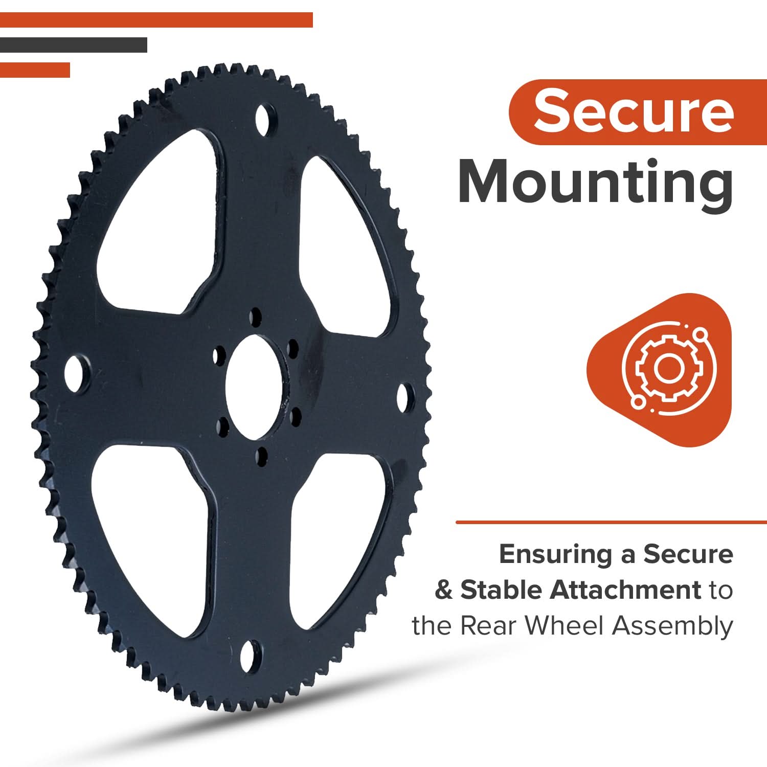 75 Tooth #35 Chain Sprocket for the Massimo MM-MB100 Mini Bike