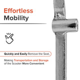 Seat Release Lever for the Pride Revo, Sonic, Zero Turn 8, & Go-Go Scooters (DWR9998C016)