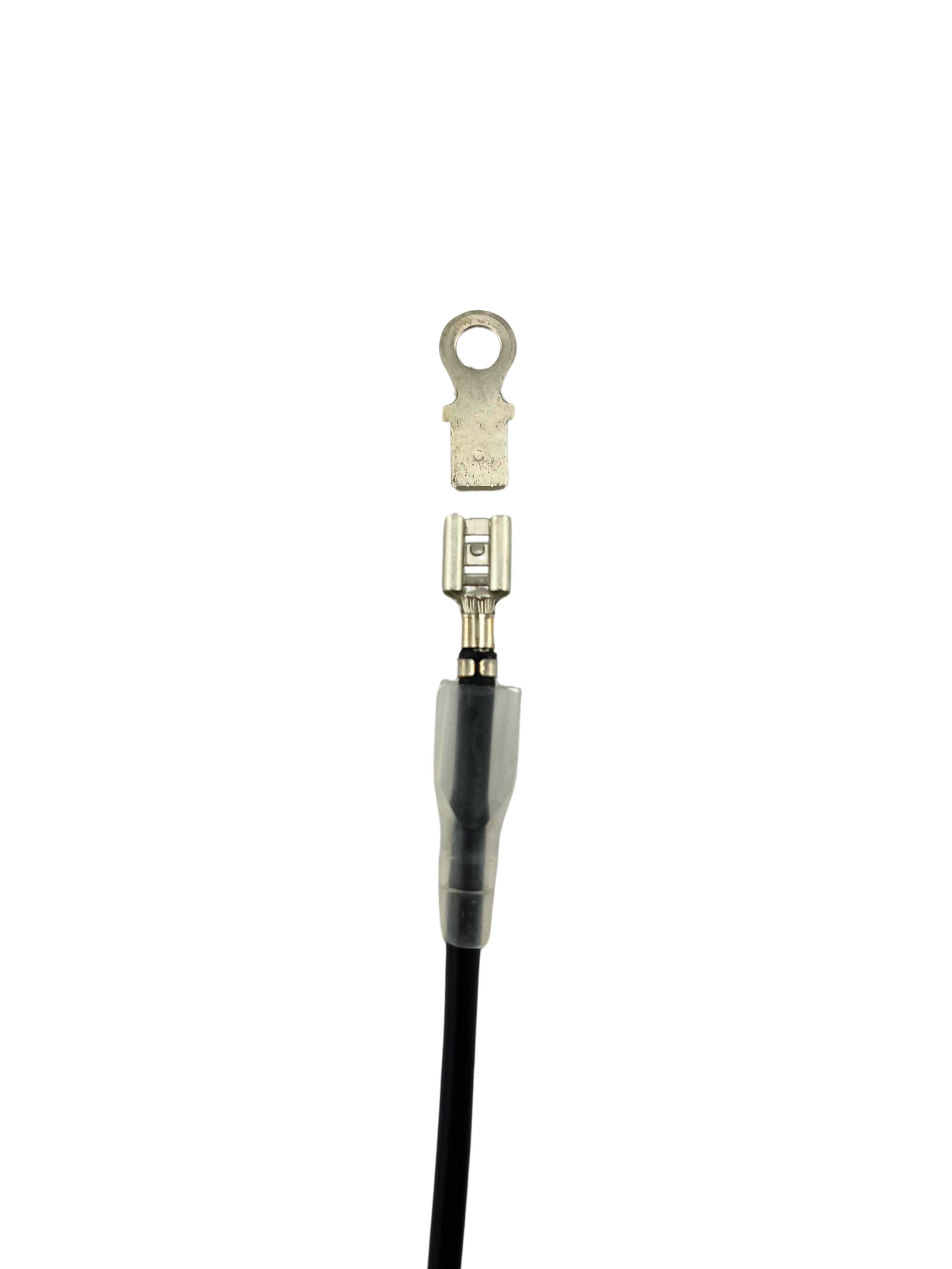 Battery Terminal Adapter Connector 0.25" (6.35mm) 1/4" Quick Connect, Male To Ring Terminal