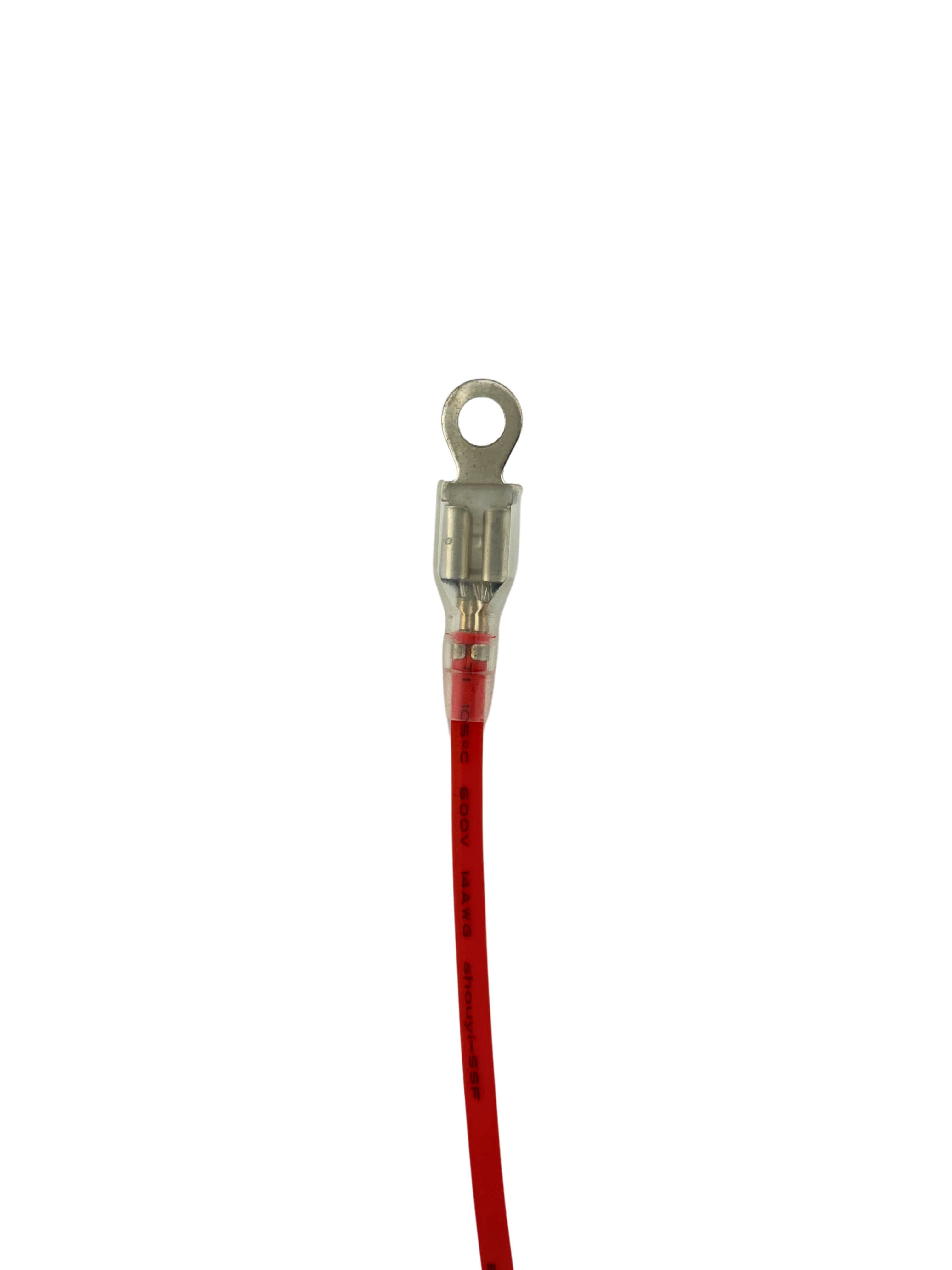 Battery Terminal Adapter Connector 0.25" (6.35mm) 1/4" Quick Connect, Male To Ring Terminal