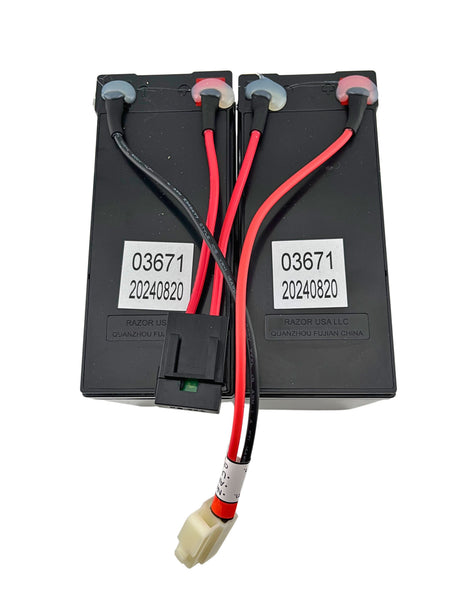 24 Volt Battery Pack for the Razor Rambler 12 Electric Mini Bike (7ah)