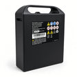 BATHP20020 Pride battery pack - A black rectangular rechargeable lithium-ion battery with a built-in handle and a white product information label.