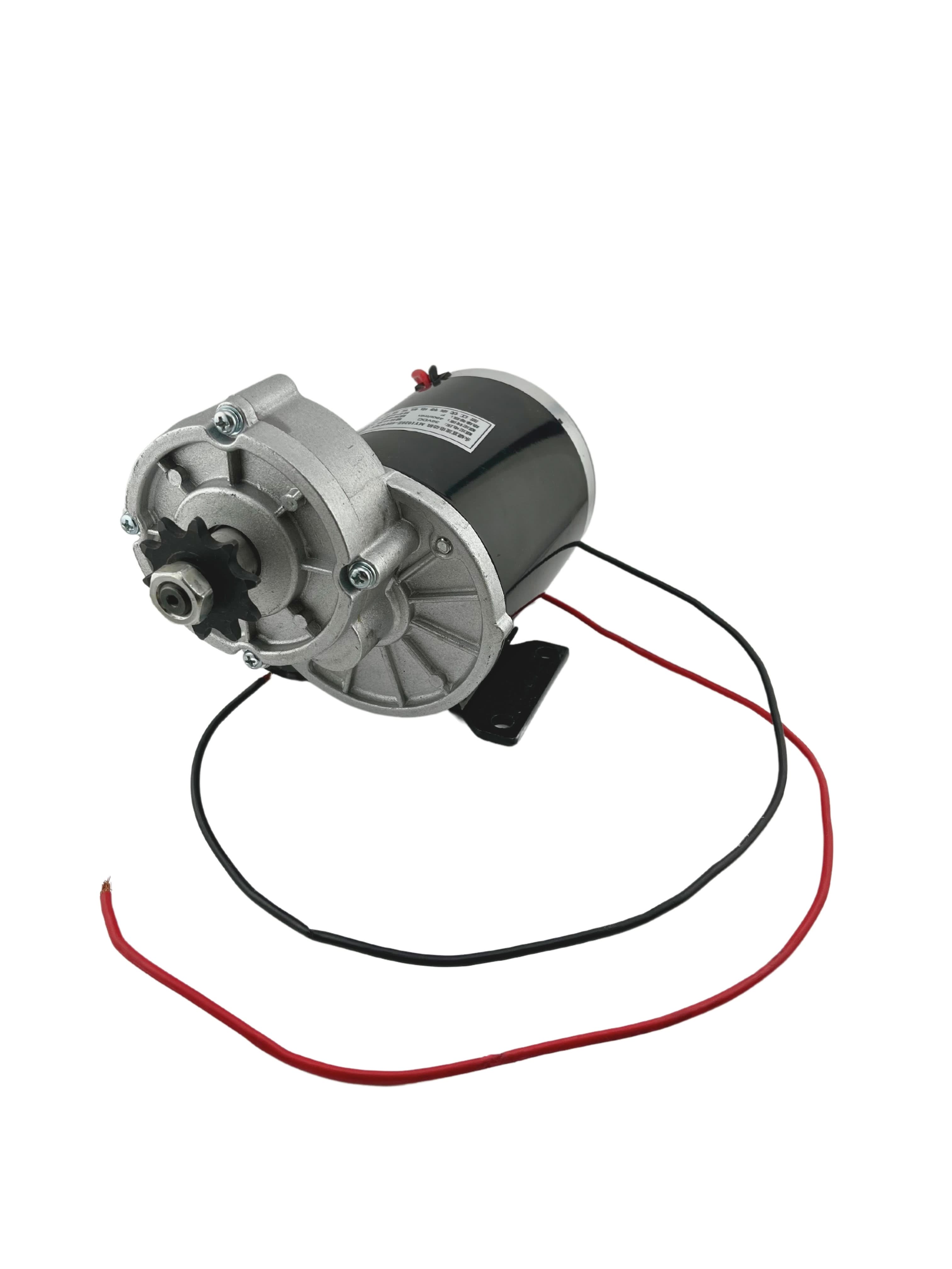 36 Volt 600 Watt MY1020Z Gear Reduction Electric Motor with 10 Tooth #40 Chain Sprocket & Bracket for Scooters, Bikes, & Go-Karts (Blemished)