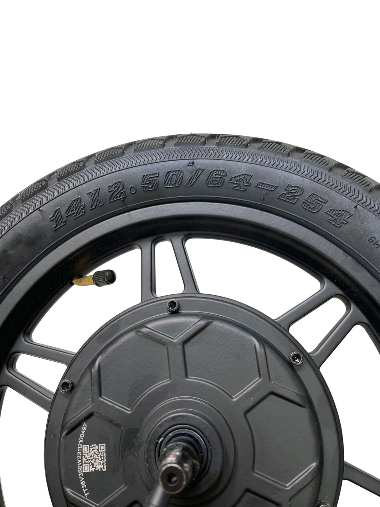 Rear Wheel with 350 Watt Hub Motor for the GOTRAX Astro Electric Scooter (Missing Brake)