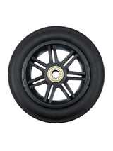 8"x2" (200x50) Black Flat-Free Front Wheel Assembly for the Drive Medical Spitfire Scout DLX 4-Wheel Scooter (SC31017-D)