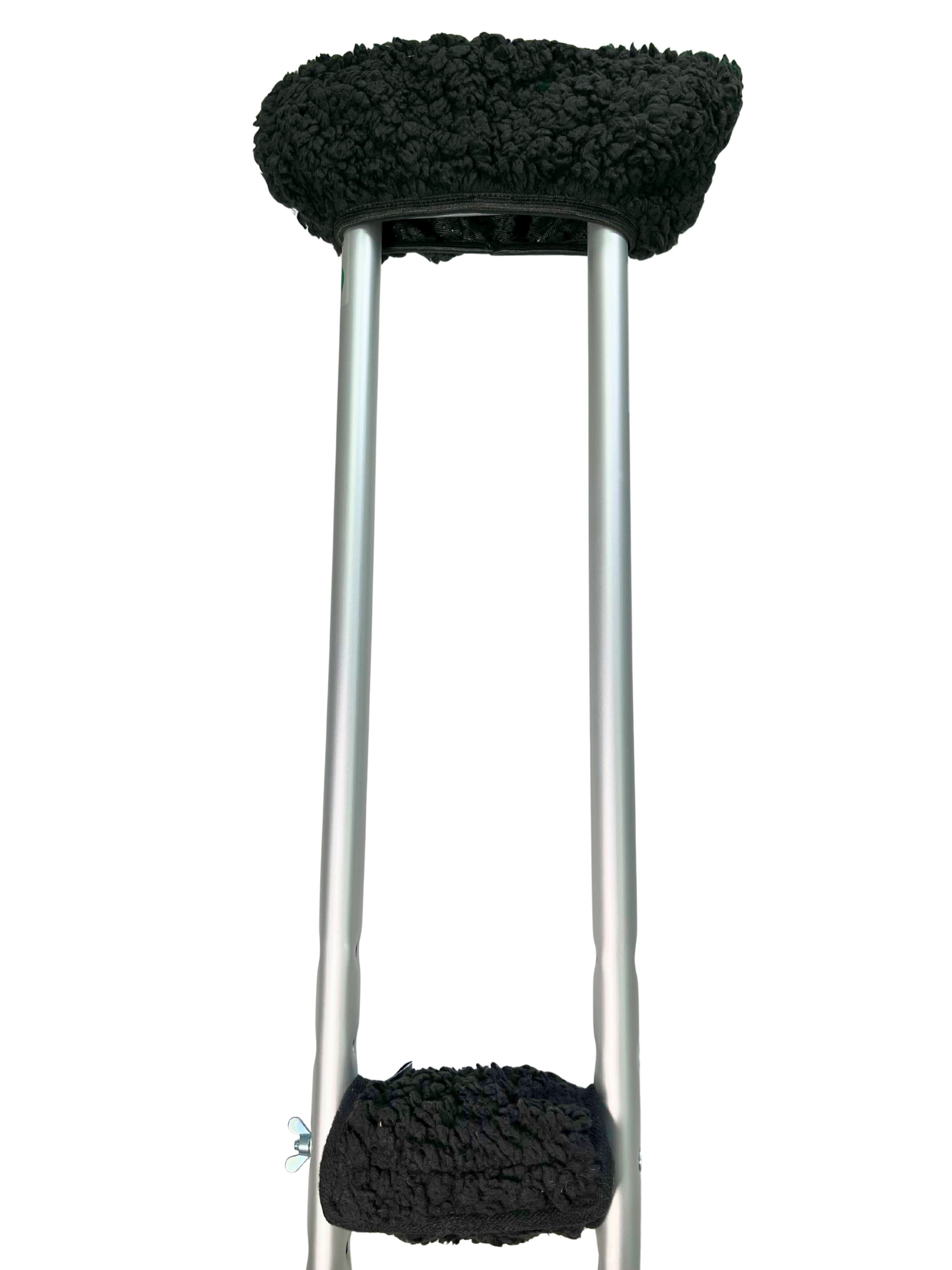 Fleece Underarm Pad & Hand Grip Crutch Covers (Set of 2)