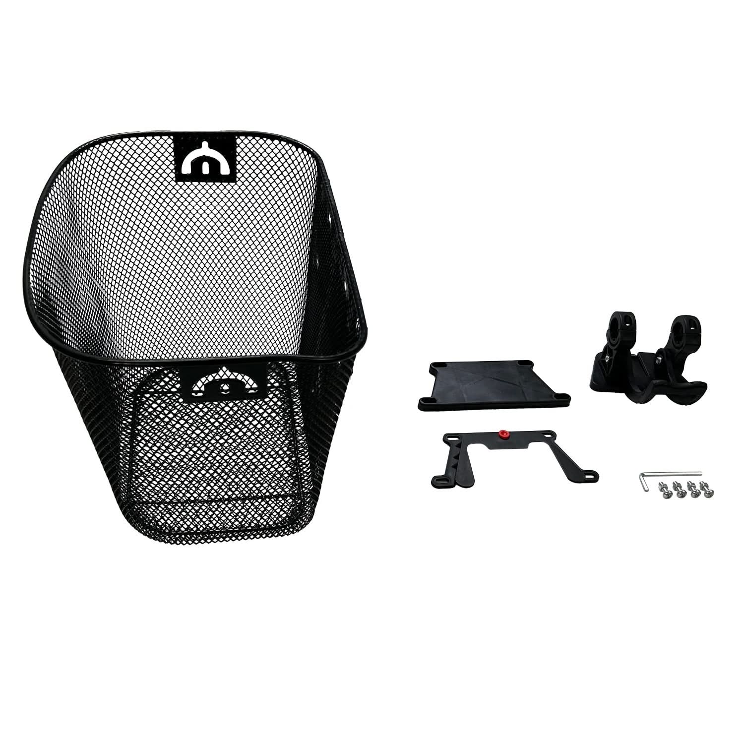 Universal Wire Basket with Quick-Release Mounting Hardware for Bicycles & Scooters (Blemished)