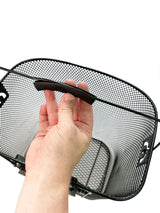 Universal Wire Basket with Quick-Release Mounting Hardware for Bicycles & Scooters
