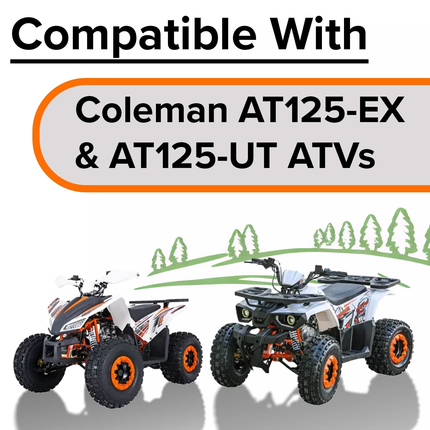 Foot Platform for Coleman AT125-EX & AT125-UT ATVs (Left side only)