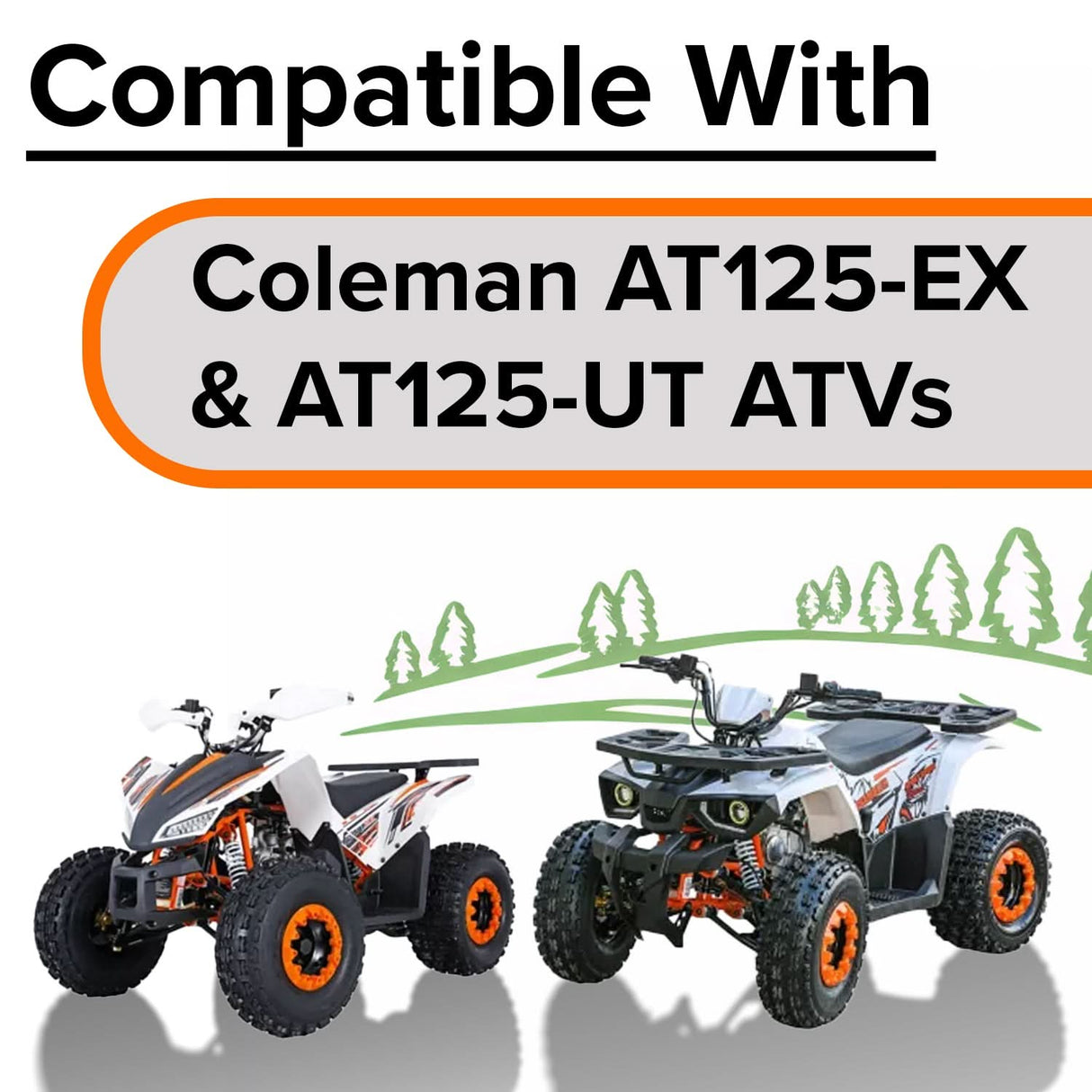 Foot Platform for Coleman AT125-EX & AT125-UT ATVs (Left side only)
