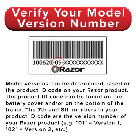 HB2430-TYD6K-FS-ROHS Control Module with 6-Wire Throttle Connector for the Razor Dune Buggy, Versions 12+