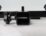 Seat Swivel Assembly for Golden Technologies Scooters (Blemished); close-up of a black metal object with a screw, featuring a push-down handle and visible seat post components.