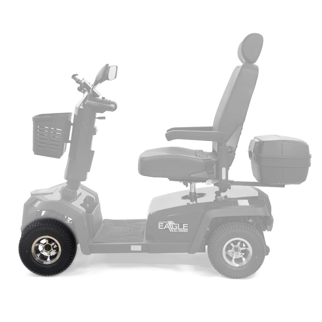 Front wheel highlighted on the Golden Eagle All-Terrain (GR596)