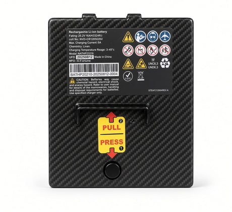 Jazzy Carbon 27X 24V 10Ah lithium battery BATHP20210-P, alternate view