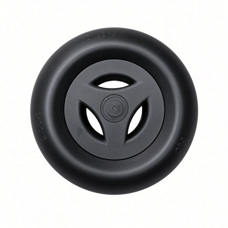 Permobil M1/M3 180 x 68 caster wheel with solid flat-free multi-rib tire