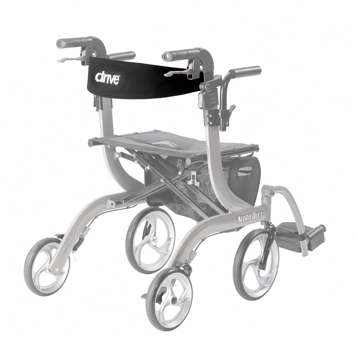 Drive Nitro Duet Rollator replacement backrest part 10266DT-15, additional view