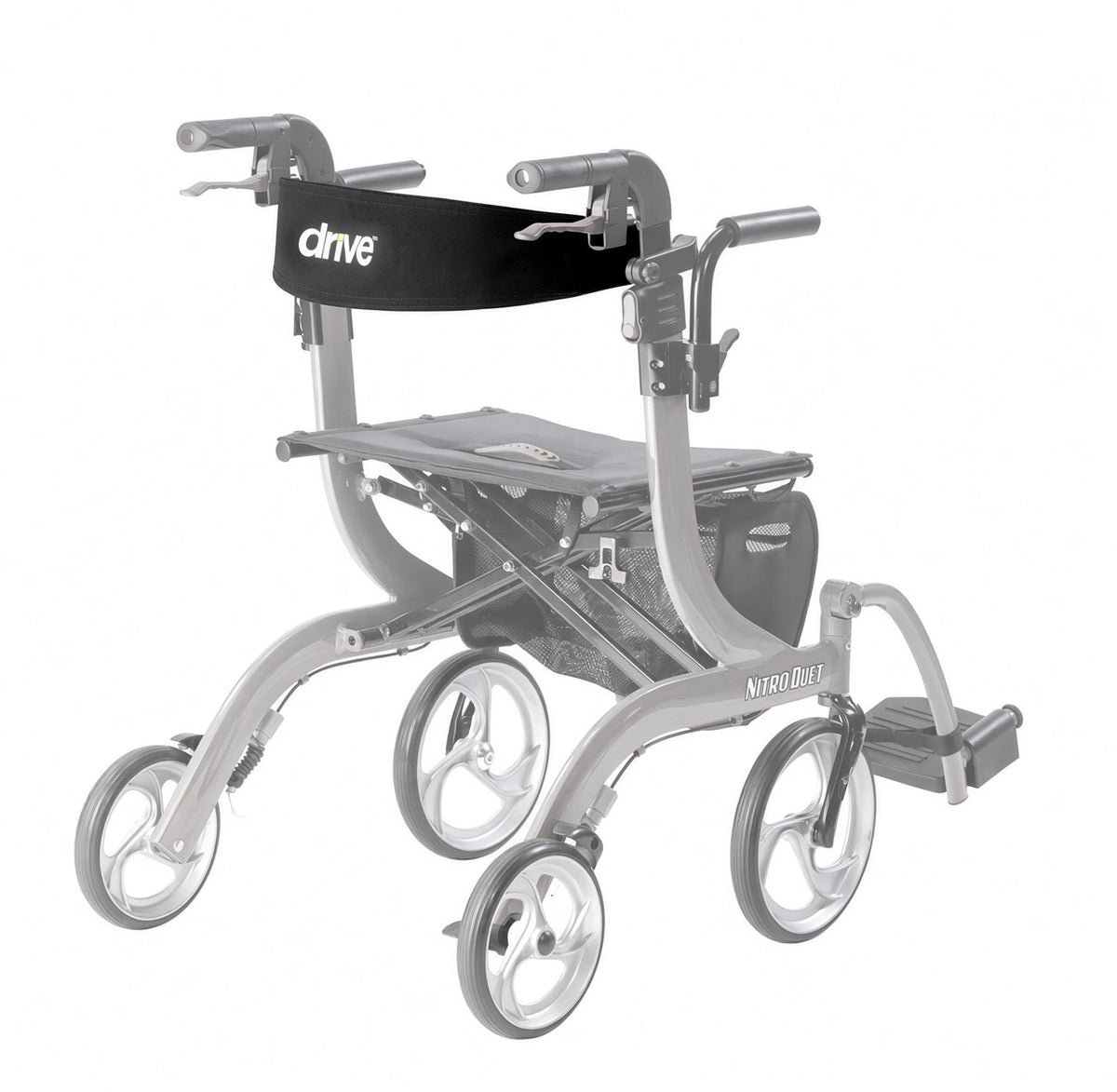 Drive Nitro Duet Rollator replacement backrest part 10266DT-15, additional view