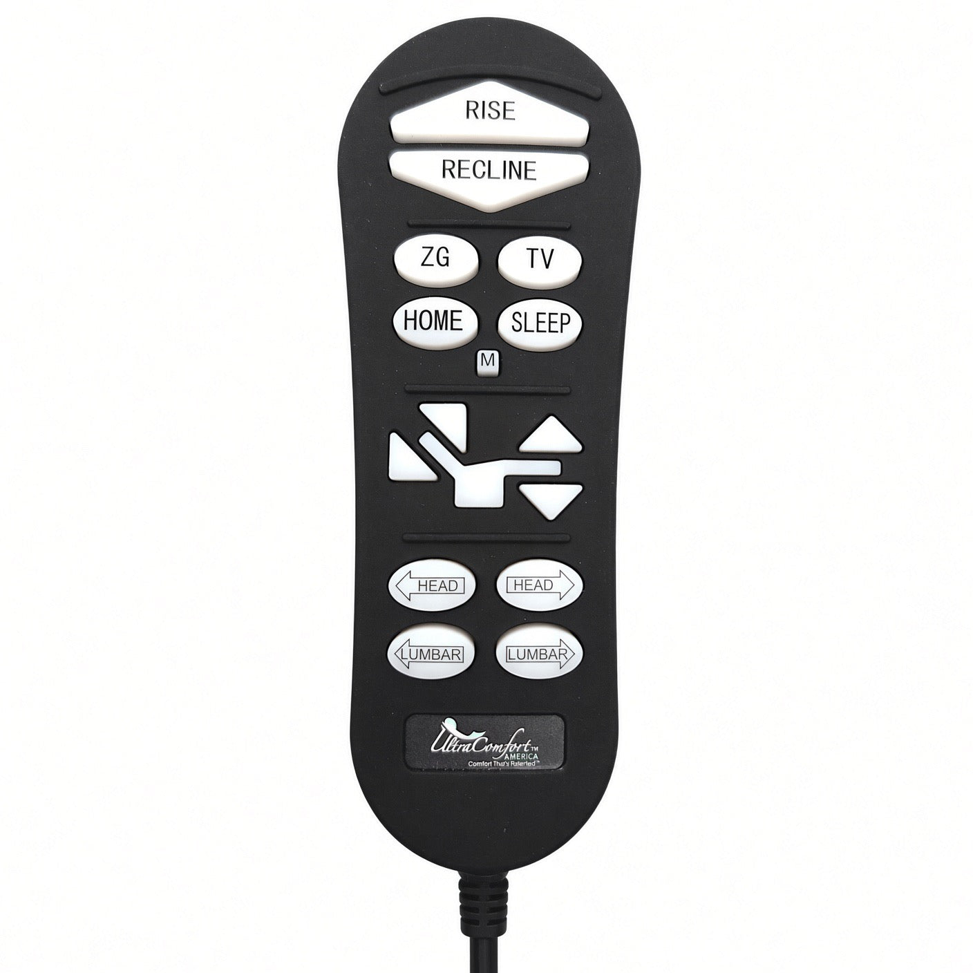ZK3200-UC - 15 Button, 5 Pin Lift Chair Remote Hand Control for UltraComfort Stellar, Marbella, Sedona, Rhodes & Maya Power Recliners