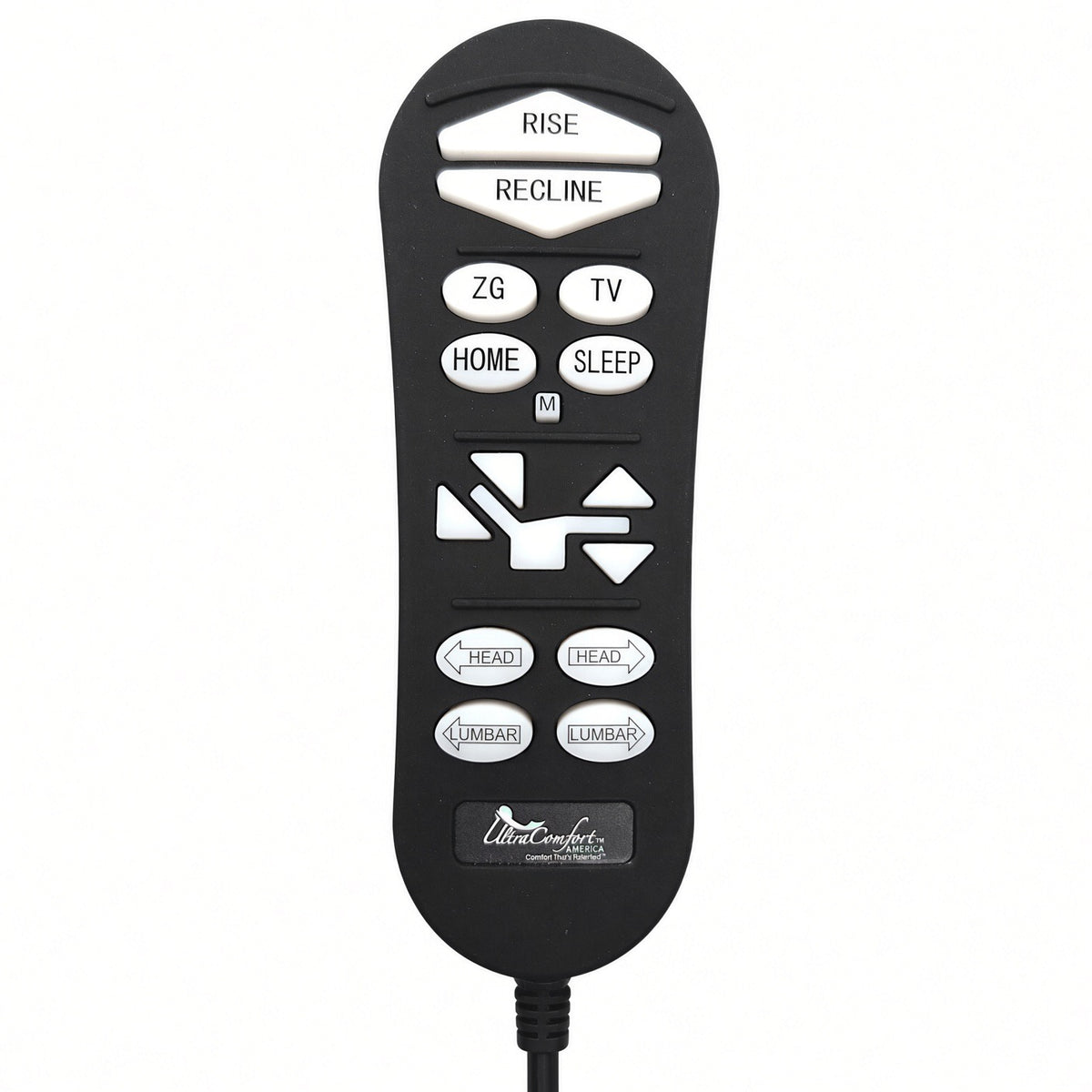 ZK3200-UC - 15 Button, 5 Pin Lift Chair Remote Hand Control for UltraComfort Stellar, Marbella, Sedona, Rhodes & Maya Power Recliners