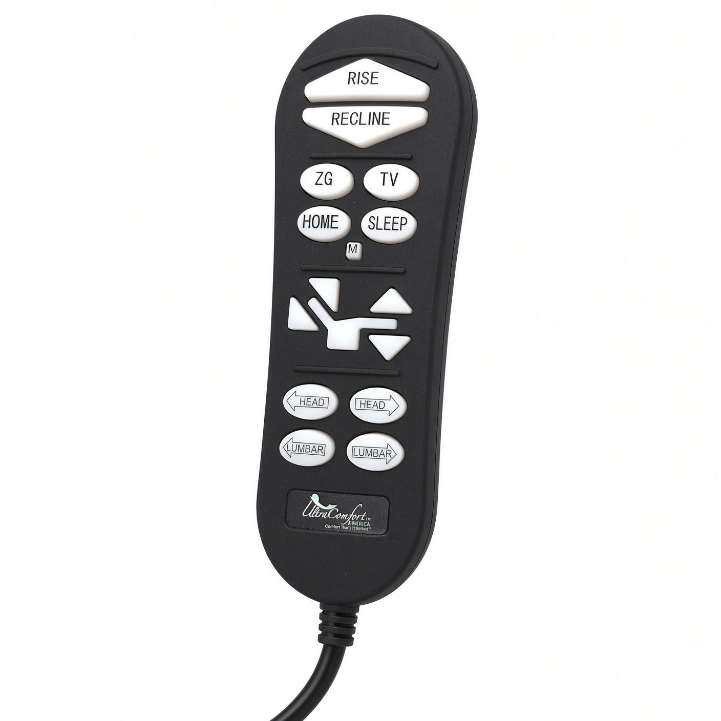 ZK3200-UC - 15 Button, 5 Pin Lift Chair Remote Hand Control for UltraComfort Stellar, Marbella, Sedona, Rhodes & Maya Power Recliners