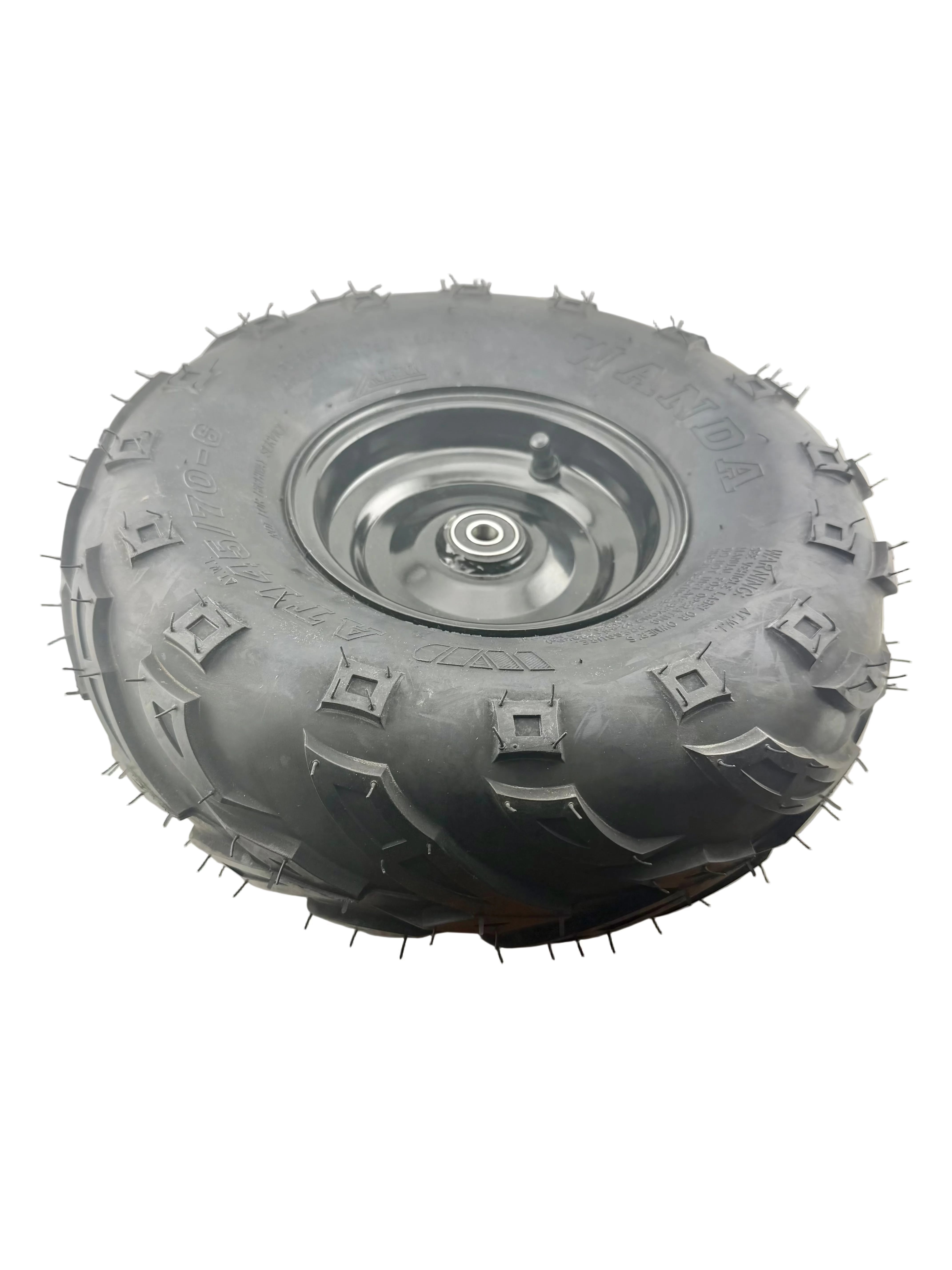 Front Left Wheel Assembly with Rim & Tire for Coleman KT196 & CK196 196cc 6.5 Hp Go-Karts (Blemished)