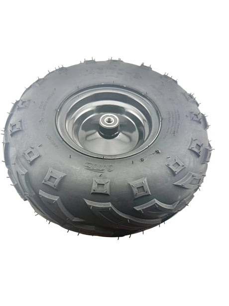 Front Wheel Assembly with 145/70-6 Tire for Motovox MBX10 and MBX11 Mini Bikes (Blemished)