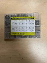 360 Piece AGC & GMA Glass Fuse Assortment Kit with 0.5A, 0.63A, 1A, 2A, 3A, 4A, 5A, 6.3A, 7A, 8A, 10A, 15A, 20A, and 25A breaking capacities (Missing Fuses)