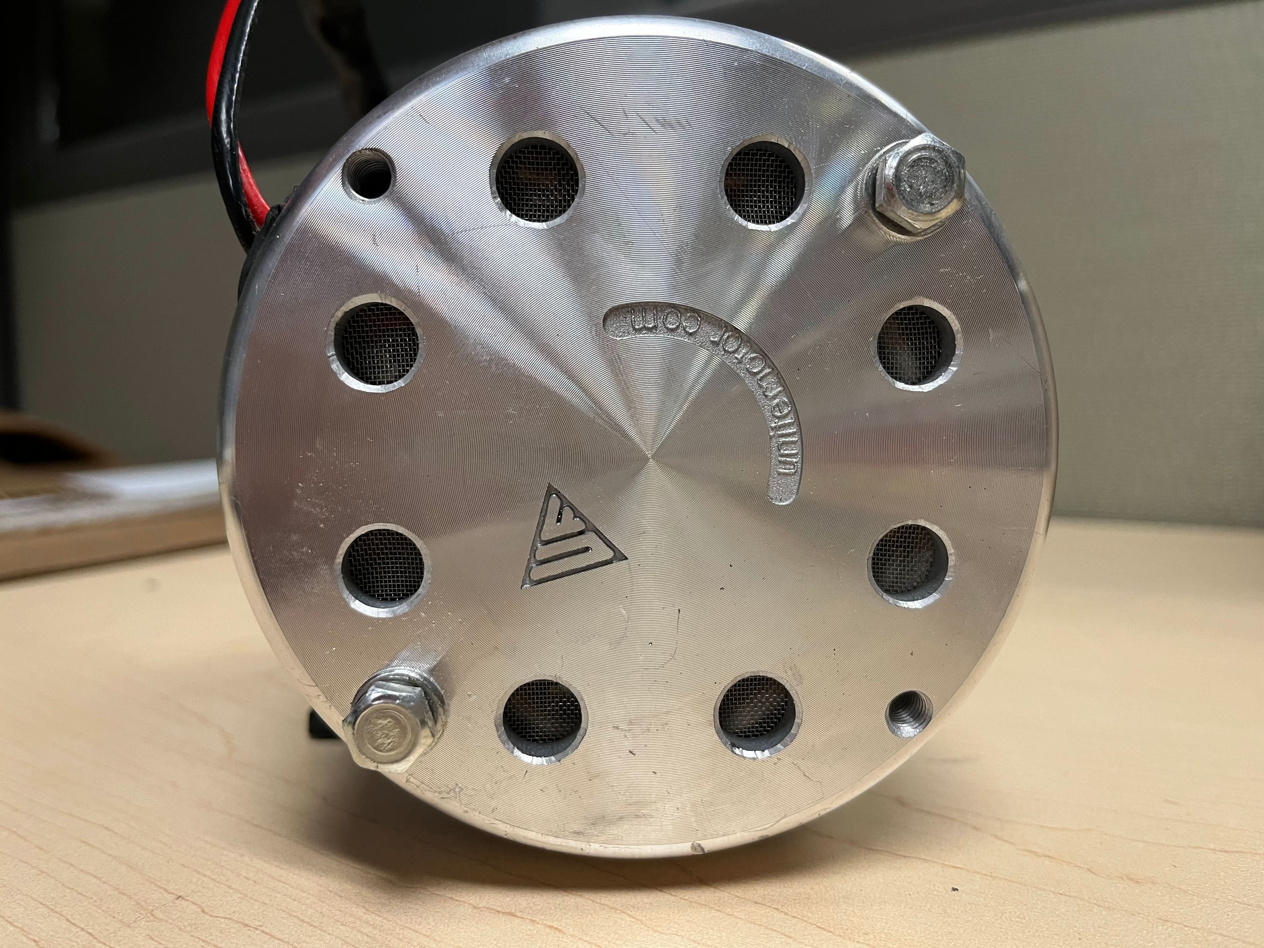 36 Volt 1000 Watt MY1020 Electric Motor with 11 Tooth 8 mm 05T Chain Sprocket & Bracket for Scooters, Bikes, & Go-Karts (Blemished)