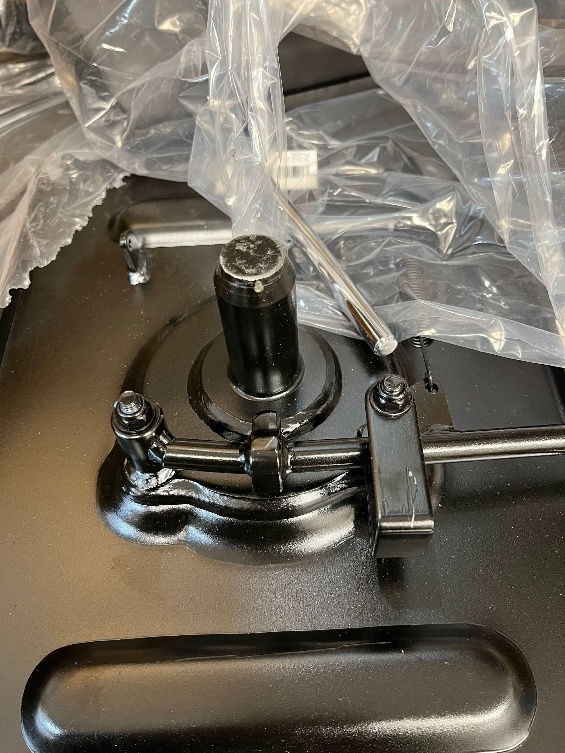 18"x18" Black Vinyl Hi-Back Seat Assembly for the Pride Victory 10 (SC610/SC710) & Pursuit (SC713) Scooters (Scratch and Dent)